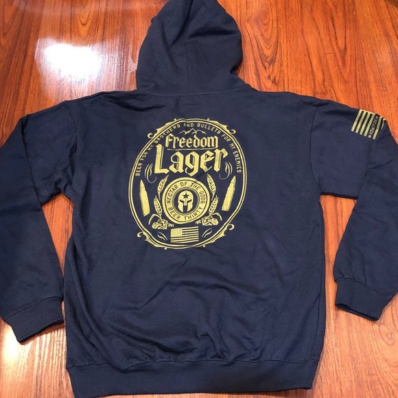 New Howitzer MFG Freedom Lager Hooded Sweatshirt M - Picture 4 of 10
